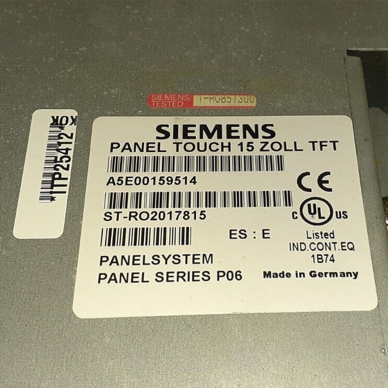 A5E00159514 Siemens 840D/840DSL System Touch Screen