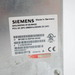 Siemens SINUMERIK 810D/840D Electronic Control Unit PCU20 FC5210-0DF00-0AA2