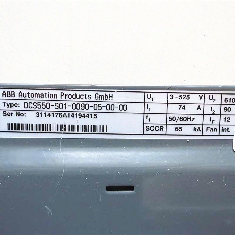 ABB DC Converter DCS550 90A DCS550-S01-0090-05-00-00